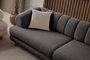 Atelier Del Sofa Gloria - Sofá de 3 Plazas Antracita